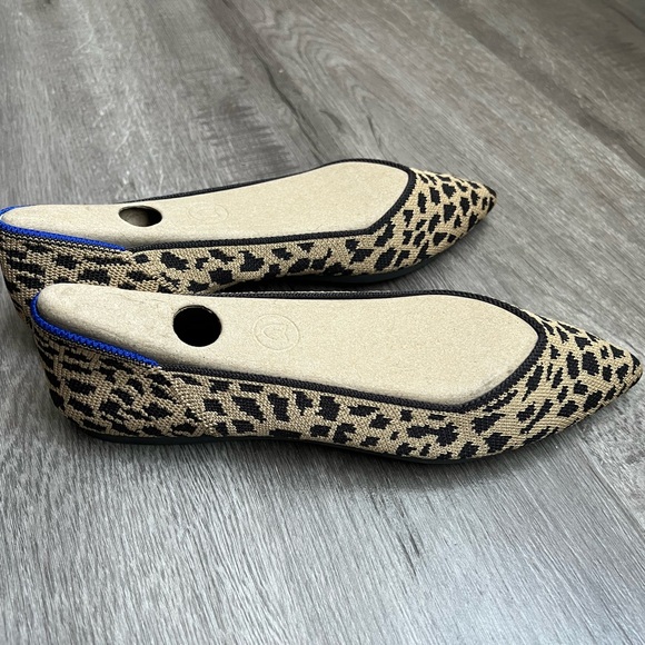 ROTHY’S The Point flats leopard print size 6 - Picture 2 of 9